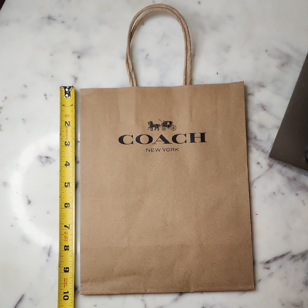 Coach | Tan Paper Bag | 10 X 8" | EMPTY BAG |